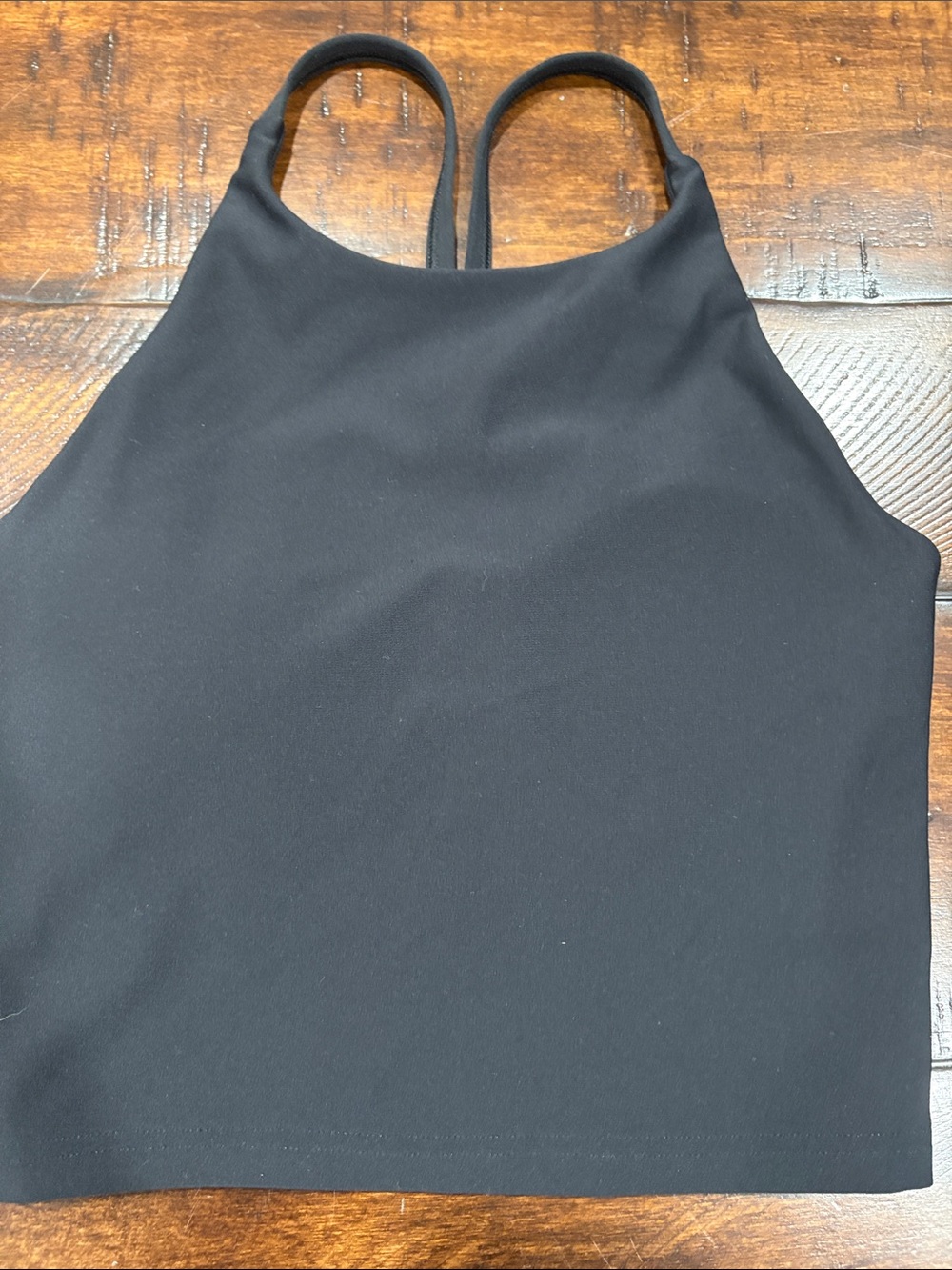 Old Navy Black High-Neck Sports Bra Tank